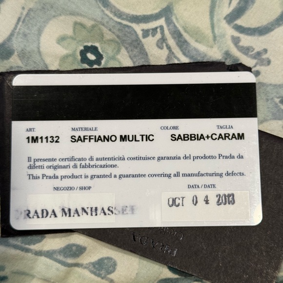 Prada Safiano multicolor cream wallet - Picture 11 of 13